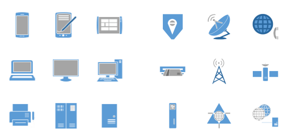 Visio network shapes